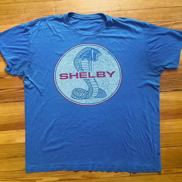 Shelby Cobra XL Blue Fifth Sun T-shirt - Picture 2 of 2